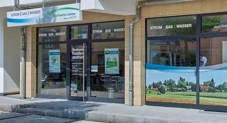 Eingang Stadtwerke Lohmar