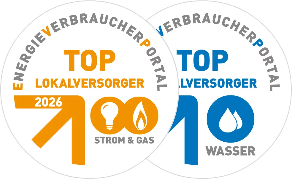 Siegel TOP Lokalversorger Strom / Gas / Wasser 2026
