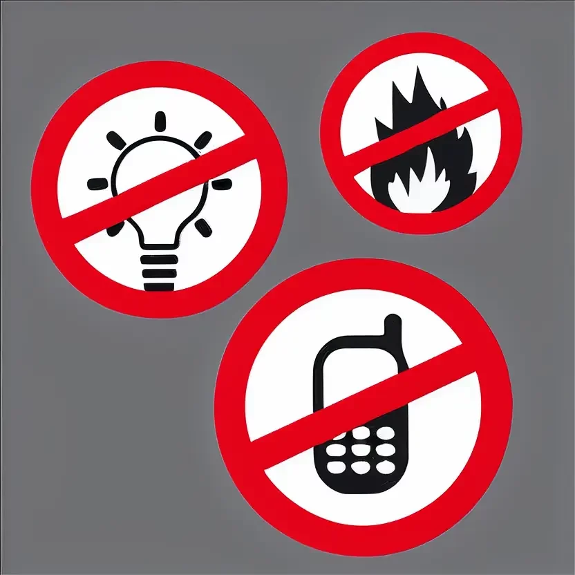 Keine Flammen, keine Funken! Keine Flammen, keine Funken!