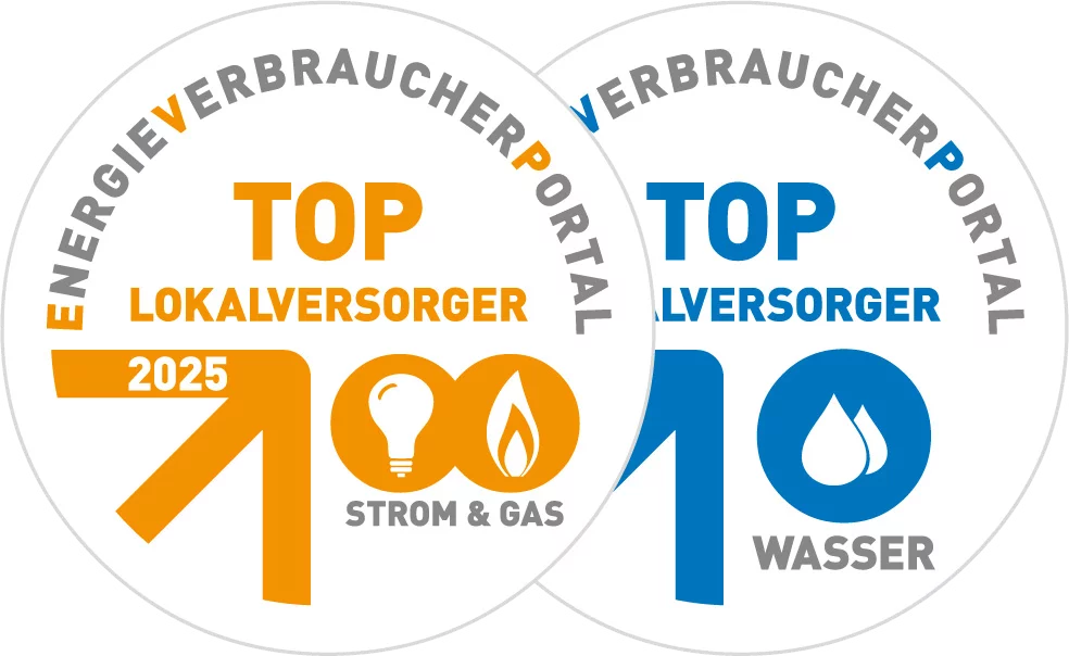 Siegel TOP Lokalversorger Strom / Gas / Wasser 2025