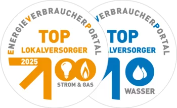 Siegel TOP Lokalversorger Strom / Gas / Wasser 2025