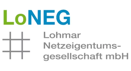 Logo: LoNEG, Lohmar Netzeigentumsgesellschaft mbH